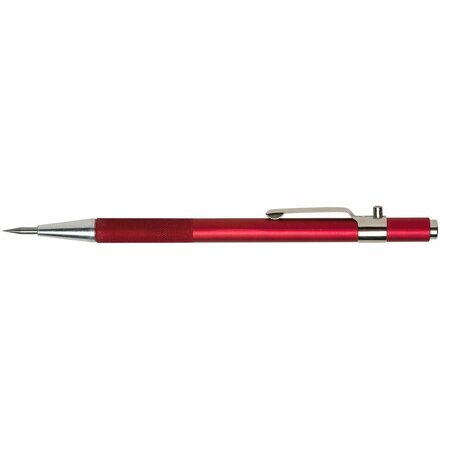 EXCEL BLADES Retractable Scribe with 0.090" Tip, Awl Tool, Pen Weeder, Red, 12pk. 16050